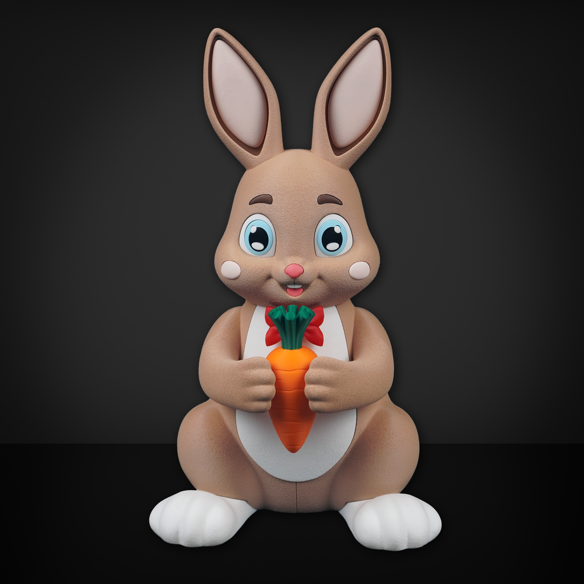 Rabbit_xpページ TitanPals Easter Bunny - Large 3D Printable Easter Model | Titan3D