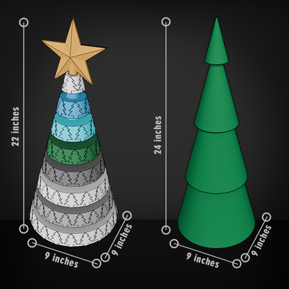 Titan Trees Duo: Twist & Taper Trees