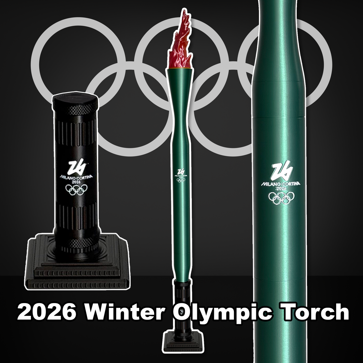 2026 Winter Olympic Torch - Full-Scale 3D Printable Display | Titan3D